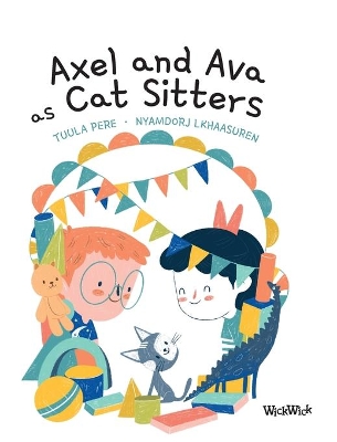 Axel and Ava as Cat Sitters book