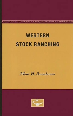 Western Stock Ranching book