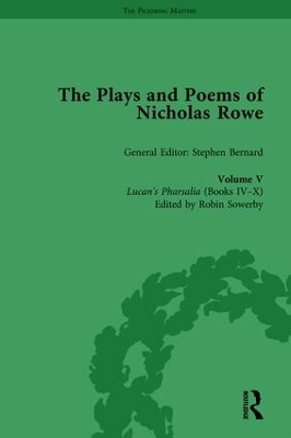 Plays and Poems of Nicholas Rowe, Volume V book