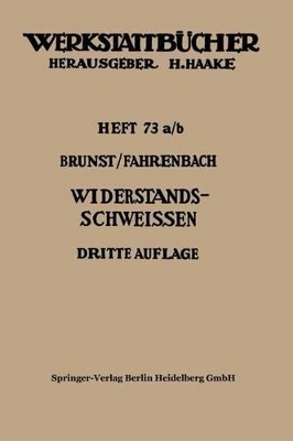 Widerstandsschweißen book
