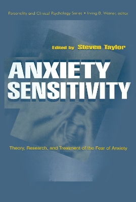 Anxiety Sensitivity book