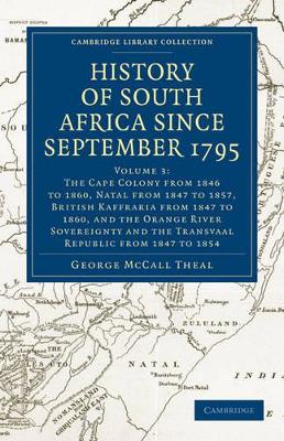 History of South Africa since September 1795 book