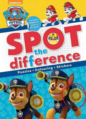 Nickelodeon PAW Patrol Spot the Difference book