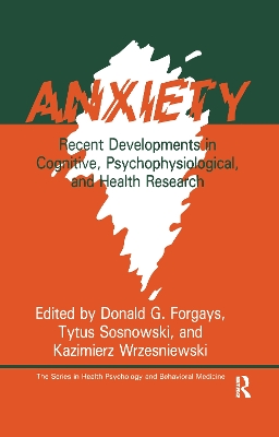 Anxiety by Donald G. Forgays