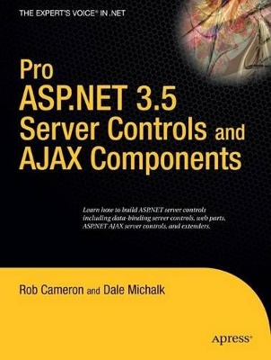 Pro ASP.NET 3.5 Server Controls and AJAX Components book