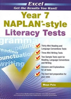 NAPLAN-style Literacy Tests: Year 7 book