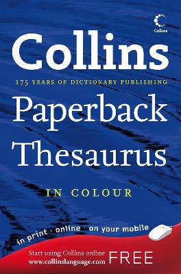 Collins Paperback Thesaurus A–Z book