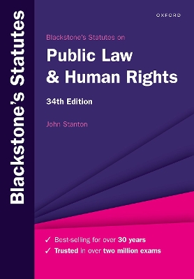 Blackstone's Statutes on Public Law & Human Rights by John Stanton