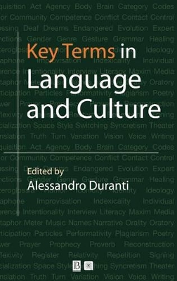 Key Terms in Language and Culture by Alessandro Duranti