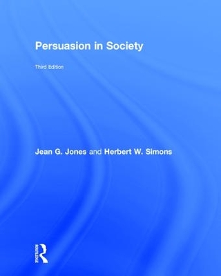 Persuasion in Society by Jean G. Jones