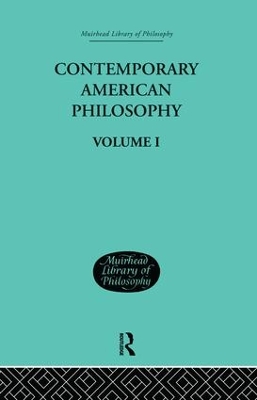 Contemporary American Philosophy book