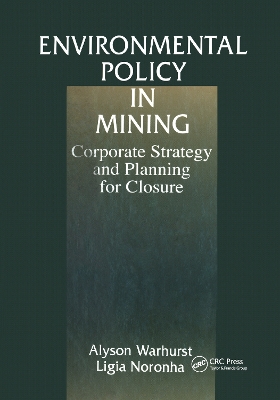 Environmental Policy in Mining book