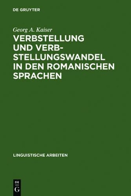 Verbstellung und Verbstellungswandel in den romanischen Sprachen book