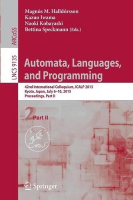 Automata, Languages, and Programming book