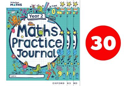 White Rose Maths Practice Journals Year 2 Workbooks: Pack of 30 book