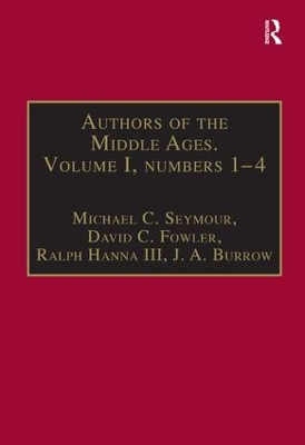 Authors of the Middle Ages book