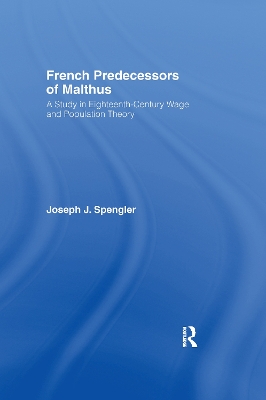 French Predecessors of Malthus book
