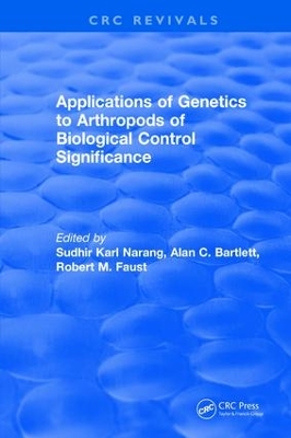 Applications of Genetics to Arthropods of Biological Control Significance book