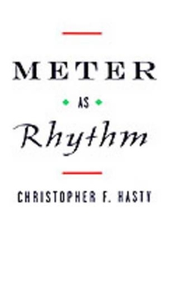 Meter as Rhythm book