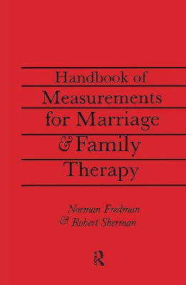 Handbook Of Measurements For Marriage And Family Therapy book