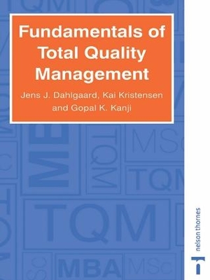 Fundamentals of Total Quality Management book