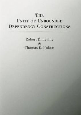 Unity of Unbounded Dependency Constructions book