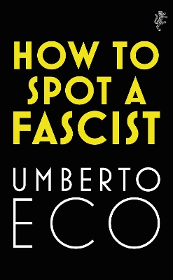 How to Spot a Fascist book