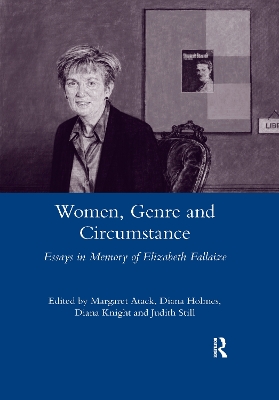 Women Genre and Circumstance: Essays in Memory of Elizabeth Fallaize by Diana Holmes