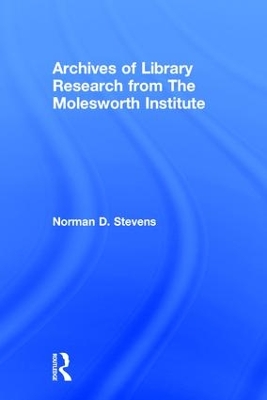 Archives of Library Research from the Molesworth Institute book