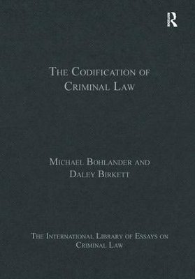 Codification of Criminal Law book