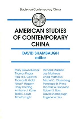 American Studies of Contemporary China by David L. Shambaugh