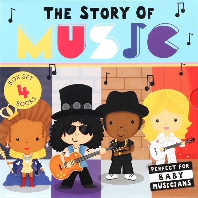 The Story of Music: Four-Book Boxed Set: The Story of Rock, the Story of Pop, the Story of Rap, the Story of Country by Lindsey Sagar