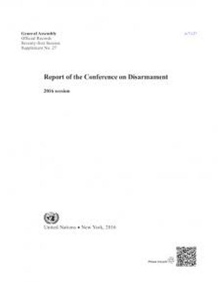 Report Of The Conference On Disarmament book