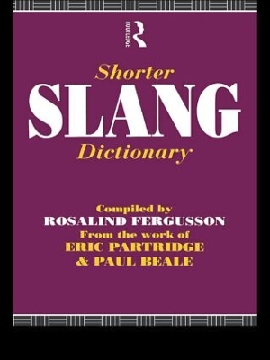 Shorter Slang Dictionary book
