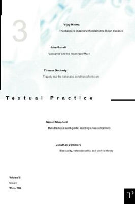 Textual Practice 10.3 by Alan Sinfield