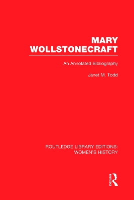 Mary Wollstonecraft by Janet Todd