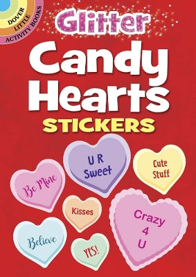 Glitter Candy Hearts Stickers book