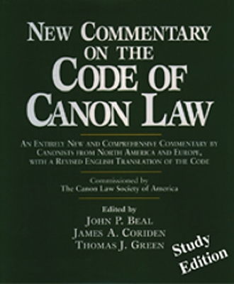 New Commentary on the Code of Canon Law book