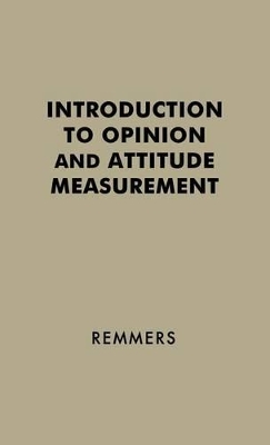 Introduction to Opinion and Attitude Measurement book