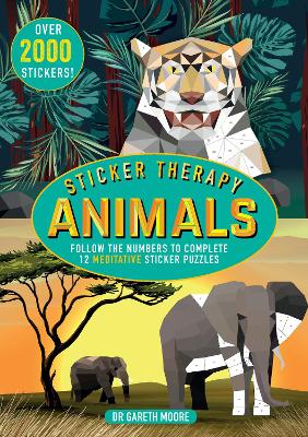 Sticker Therapy Animals book