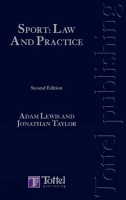 Sport: Law and Practice book