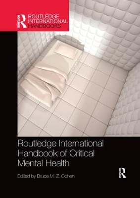 Routledge International Handbook of Critical Mental Health book