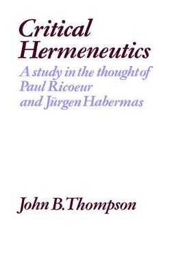 Critical Hermeneutics book