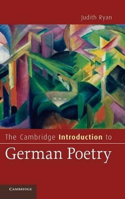 Cambridge Introduction to German Poetry book