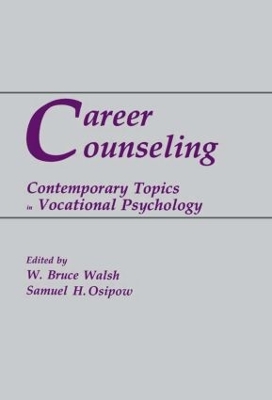 Career Counselling by W Bruce Walsh