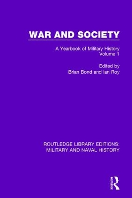 War and Society by Brian Bond