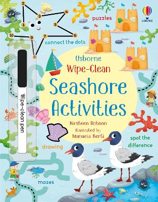 Wipe-Clean Seashore Activities book