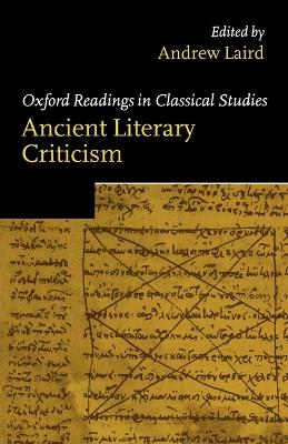 Ancient Literary Criticism book