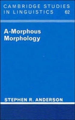 A-Morphous Morphology book