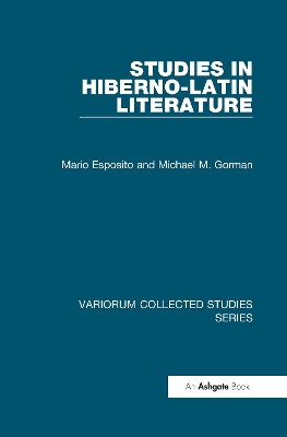 Studies in Hiberno-Latin Literature book